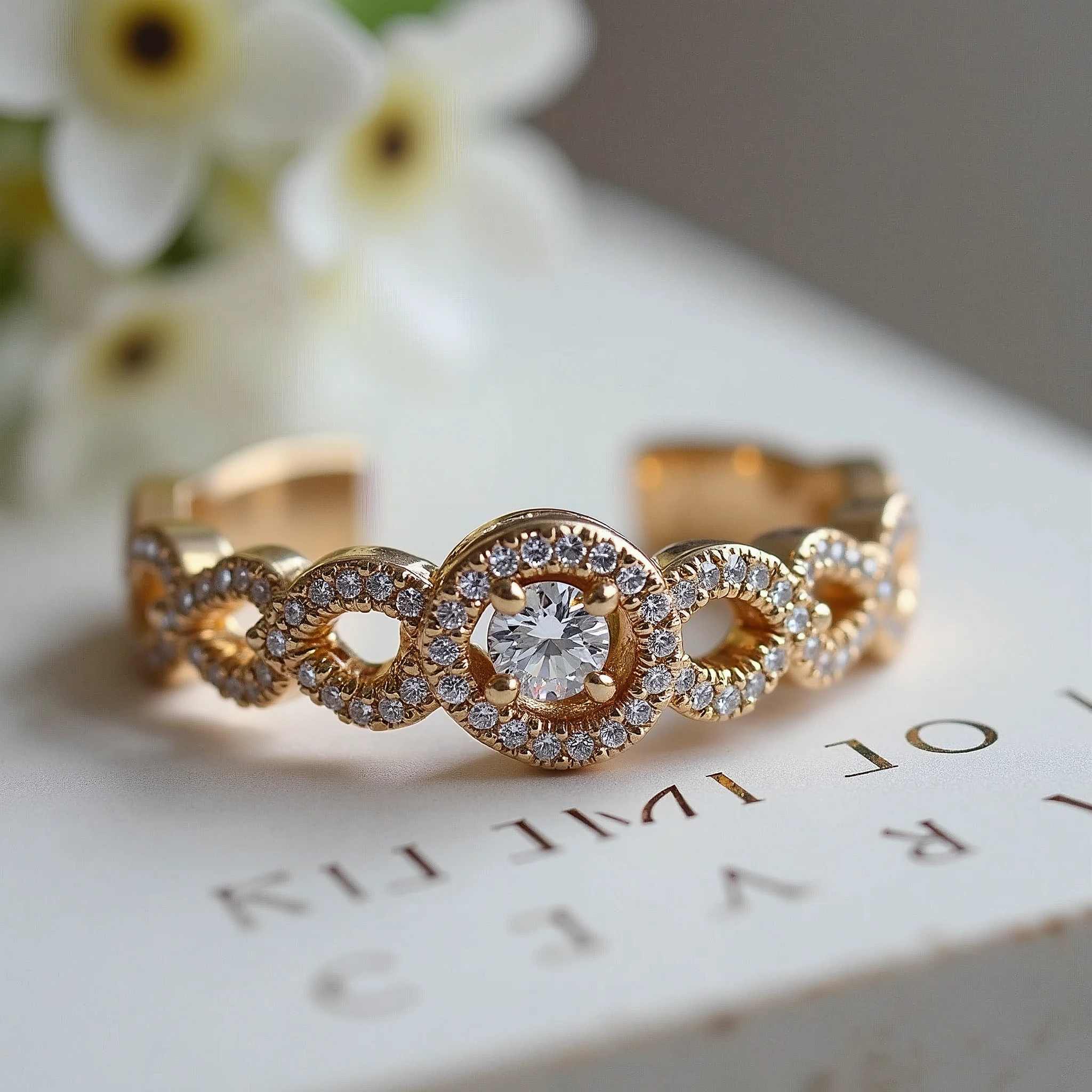 Gems and jewellery and name is written trueline jewellery