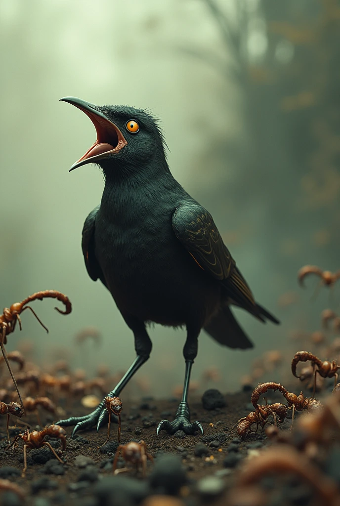 Burning Ants and Anxious bird