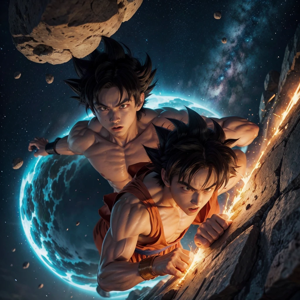  Goku, after the Tournament of Power and becoming the strongest warrior across the universes, is invited by Zeno-sama to be the King of Everything in another universe. Goku with infinite power, super powerful. 
