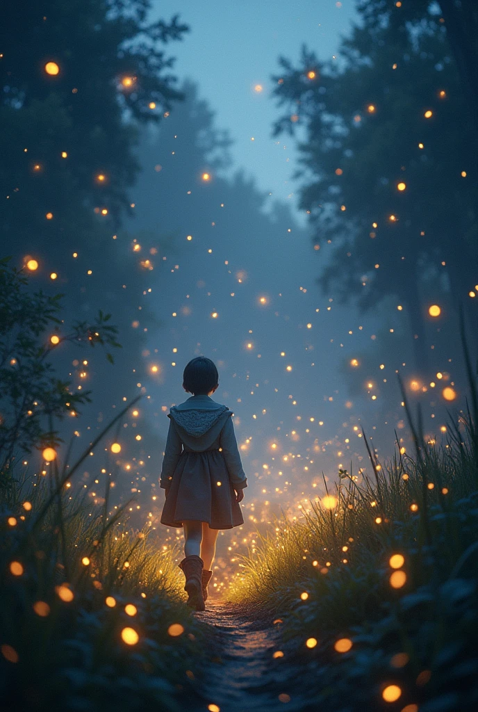 In the evenings, fireflies emerge, their tiny bodies emitting soft, colorful light. They dance in intricate patterns, illuminating the world like living lanterns.