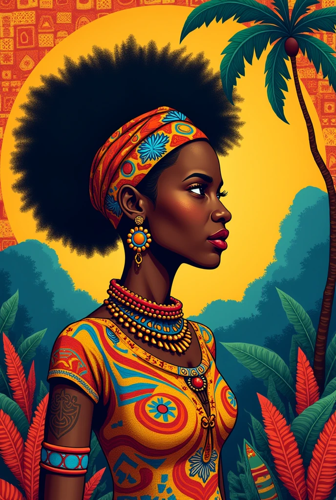 Make the drycleaning poster african