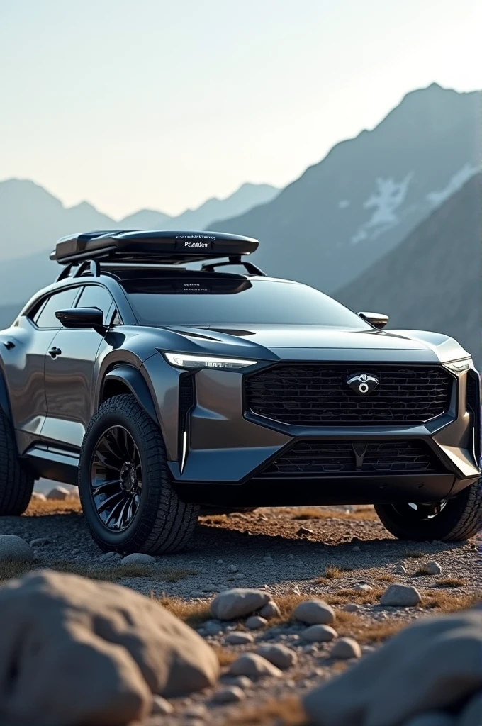 Give me a fresh design of a utility vehicle that doesn't exist in the market
