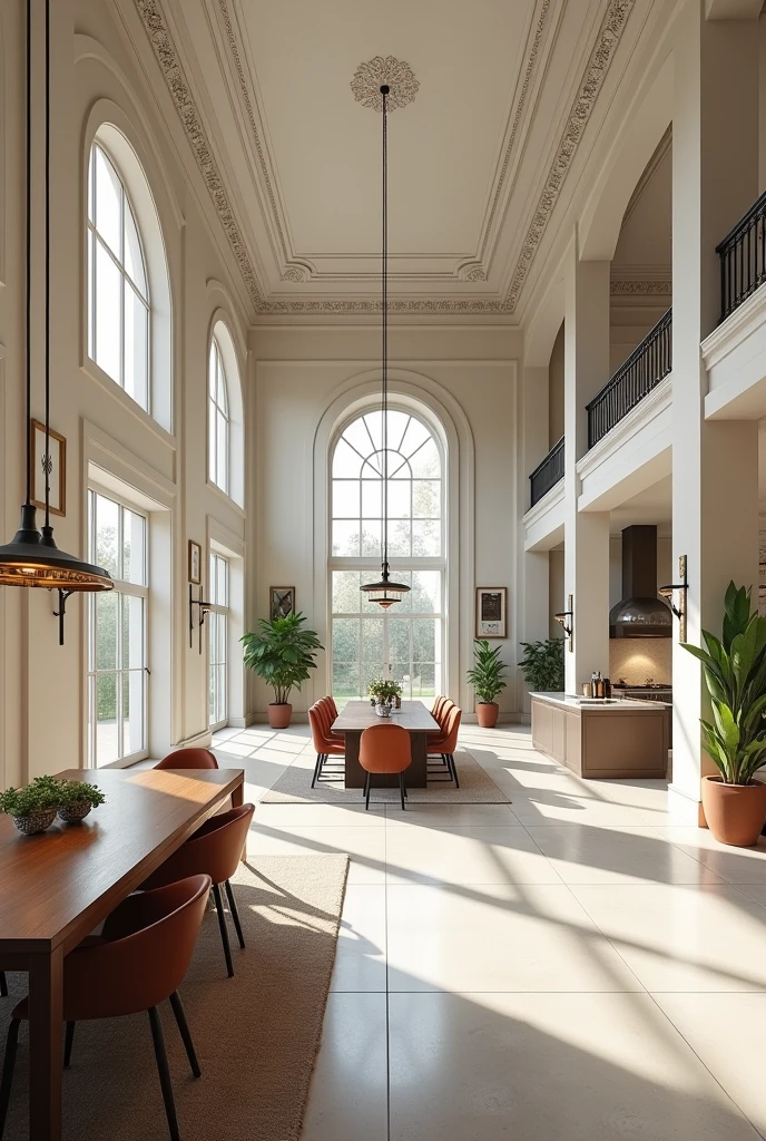 Hall and kitchen joint