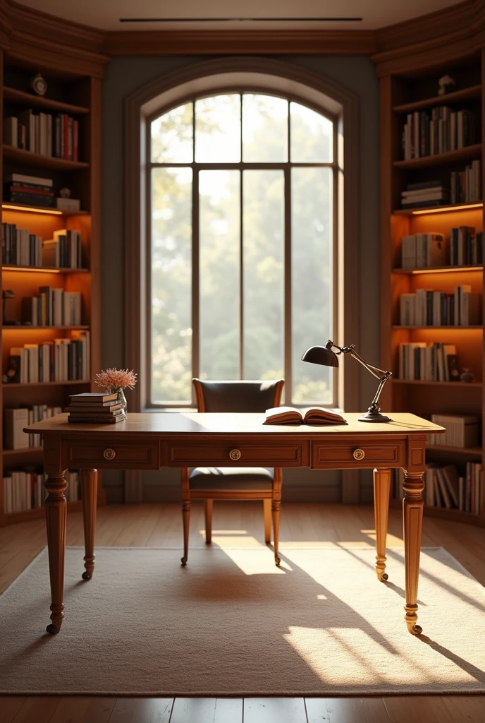 A beautiful room study table