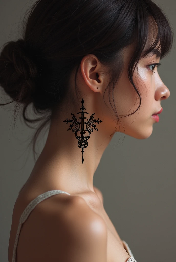 I want a tattoo on my neck on the side that symbolizes 