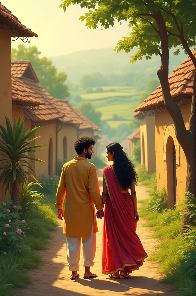 Neeraj and Radha's story began in a small village.