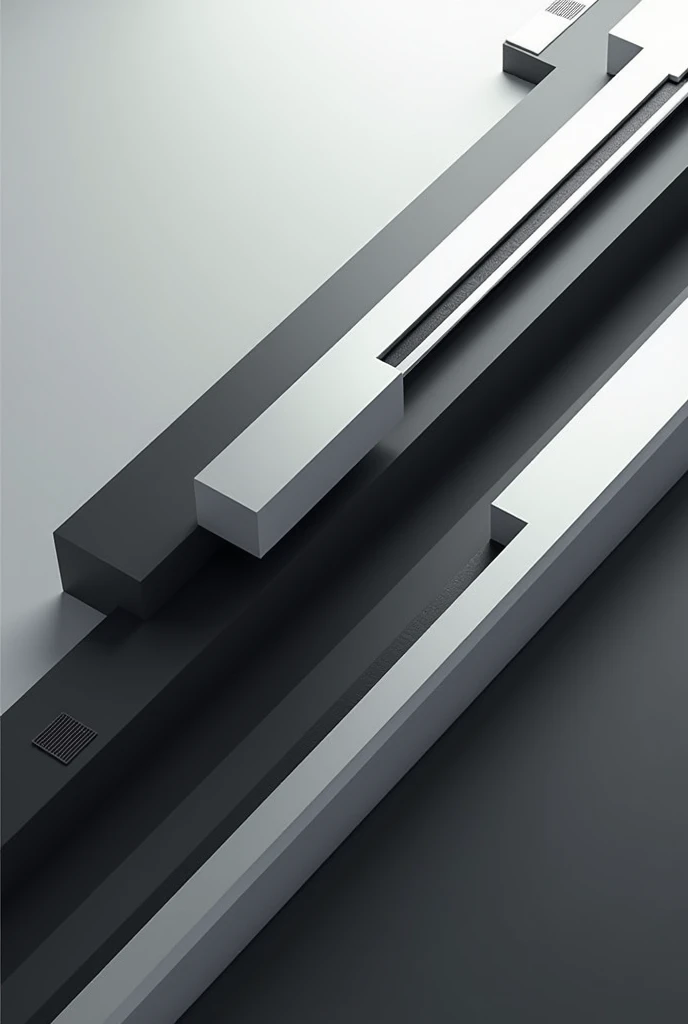 abstract black and silver are light gray with white the gradient is the surface with templates metal texture soft lines tech diagonal ?