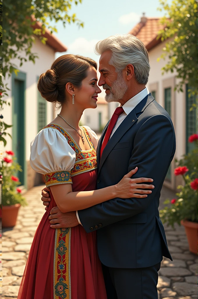A Portugese married couple