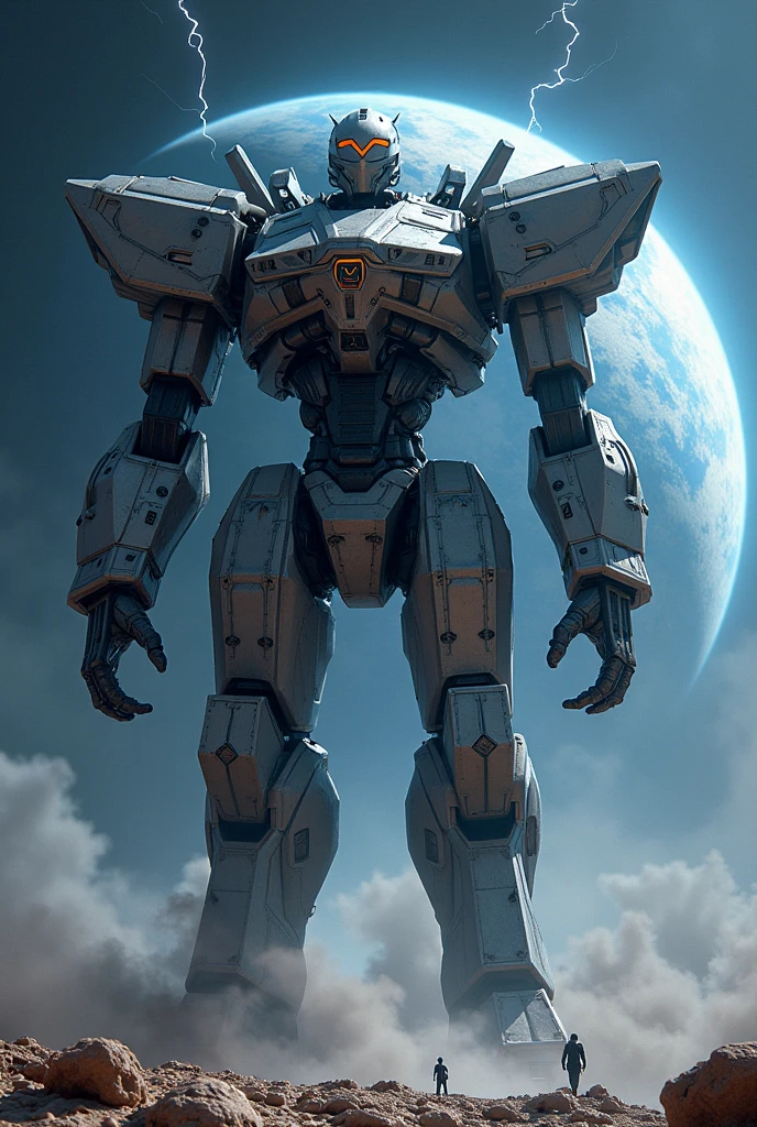 The world’s coldest mecha destroying a planet

