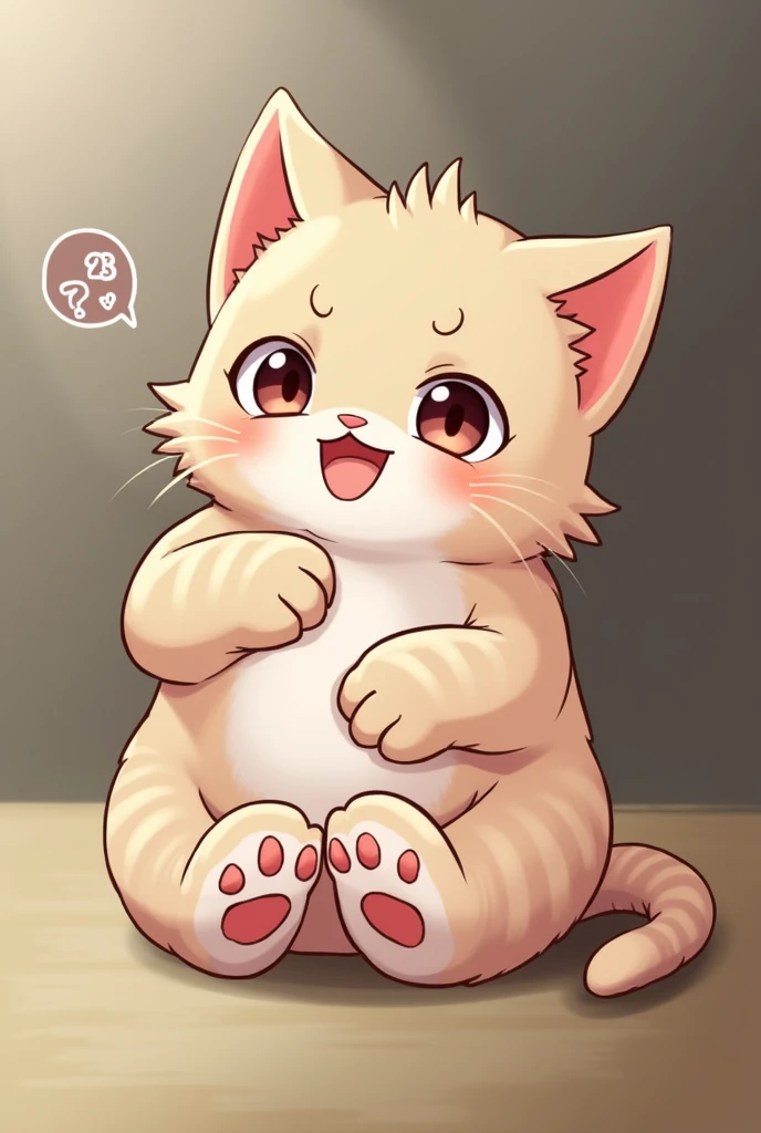 (Highest quality,Extremely detailed depiction,Incredible high resolution),Cute kitten,Circle々Fat kitten,Deformed Character,A smiling expression,Healing