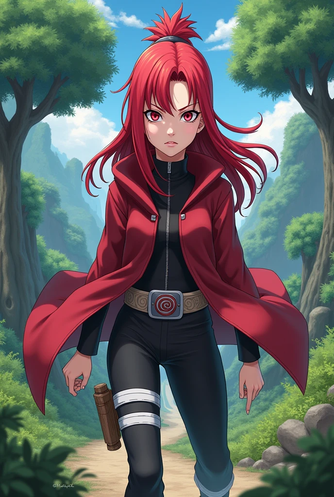 Make Karin Uzumaki relatively similar to the Naruto series