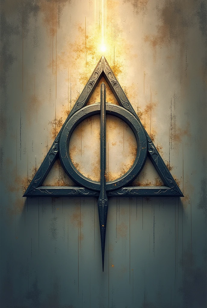 conde doku drawing the Harry Potter Deathly Hallows