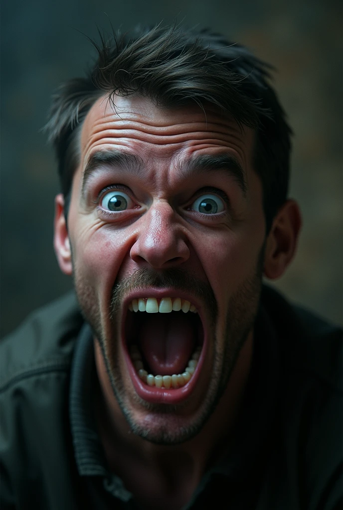 Shocking man image 
