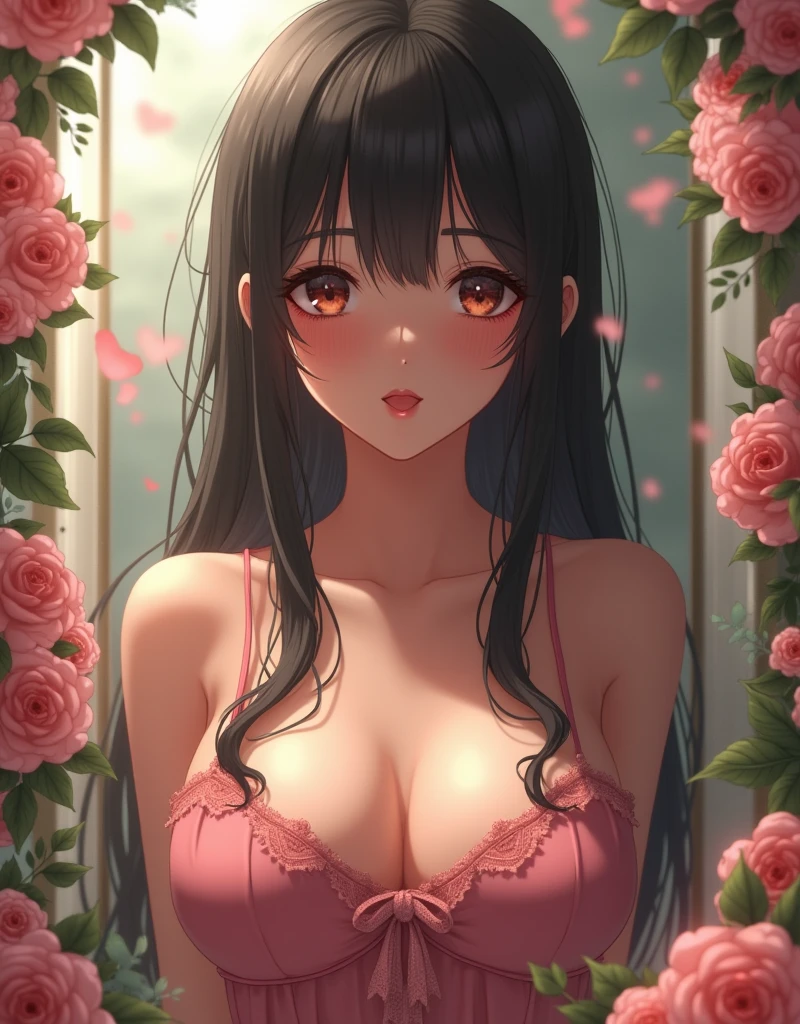 {{{{{3,318 trillion pixels high resolution, nsfw, Realistic scenery and lovely Japanese girl who is moaning madly as she nudity Masturbation that traces the sexual zone repeatedly with her fingers in a romantic Cylindrical crystal herbarium, thicken the lips look pretty, Boobs are fluffy and bouncy, Tits that get rounder bigger her deep tight cleavage}}}}}, {{{{{detail of The panting face and voice of a neat and cheerful girl loved by everyone, Her nipples and romantic deep panting and her fingers tracing her pussy and Inside a herbarium soaked in female hormones depicted in detail, A detailed her repeatedly drastic Orgasms that make the uterus tremble}}}}},{{{{{The hormones in the herbarium cause the innocent girl to flush and manifest as a woman's body her tits get bigger and bigger and her moaning gets louder and louder, A neat girl who sitting and opens her crotch traces her crotch with her fingertips and with a moan experiences her first climax and innocent Masturbation that traces the sexual zone, It's too clean and innocent to see her go into her own world nipples out mouth open panting and Masturbation that traces the sexual zone as she climaxes over and over again, magical in a romantic Cylindrical crystal herbarium filled with female hormones, Herbarium-soaked her tits become so plump and her tits grows sexier, Cuteness preserved forever shining in exchange for life from her, her beautiful slender underbust, slender curvy cute waistline, an lewd fetish for lips and necks and waistlines, her clearer nip line from underbust to hips, gloomy straight long wig, thick vivid lips}}}}},{{Extremely detailed}},{{{{{heroine girl's Sexually unused body with pure and innocent aura}}}}}