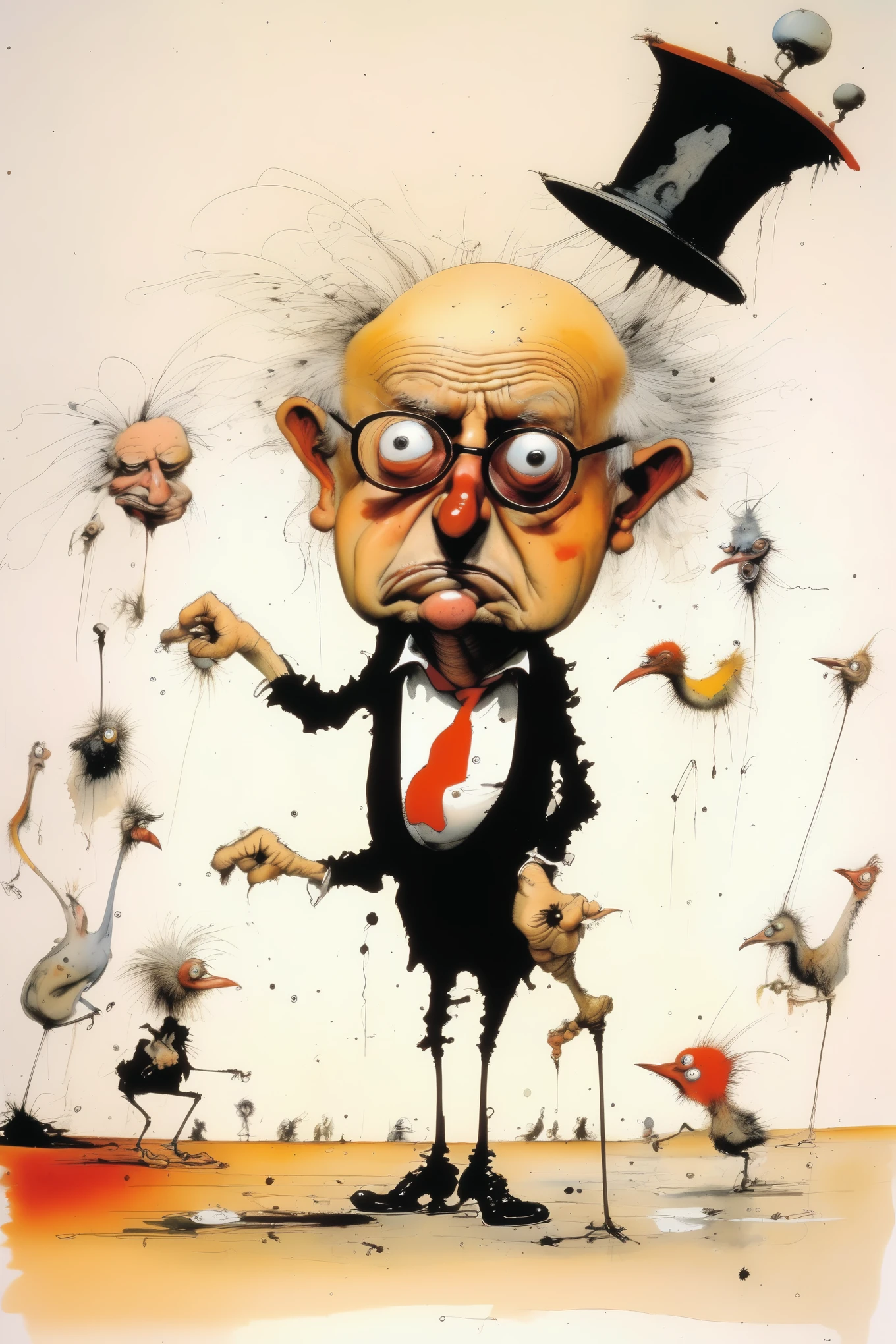 Ralph Steadman Style - Ralph Steadman is the most boring person in the world