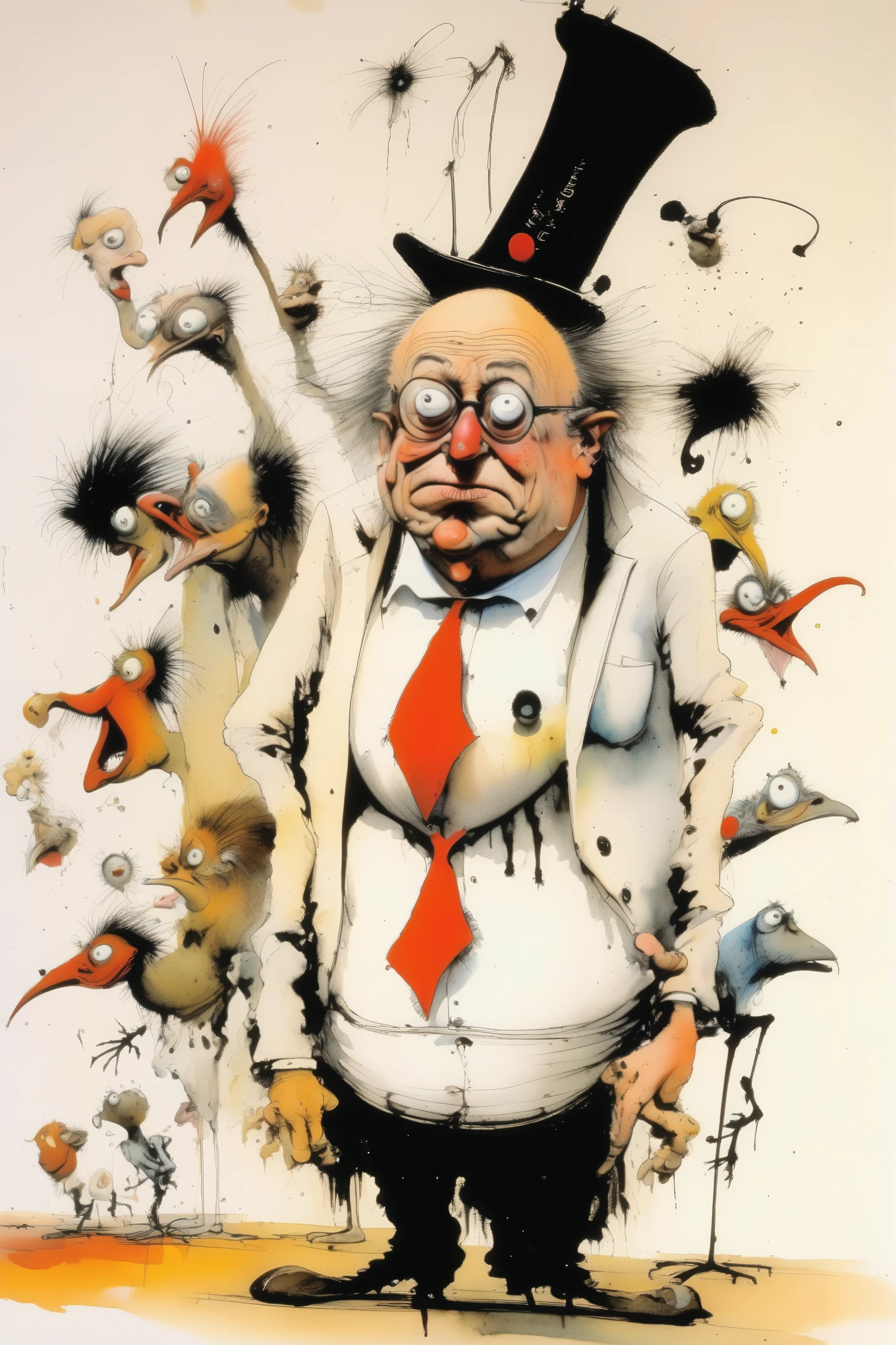 Ralph Steadman Style - Diversity, Include, Digitization by Ralph Steadman