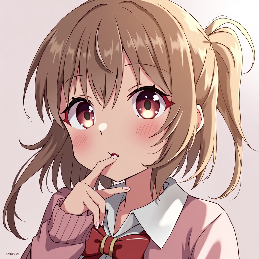 Anime girl sucking cock