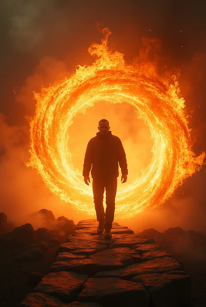 Ring of fire portal one man come out.