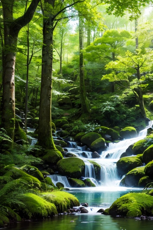 Highest quality、Lush forest