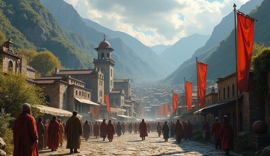 The kingdom which struggles for many years 