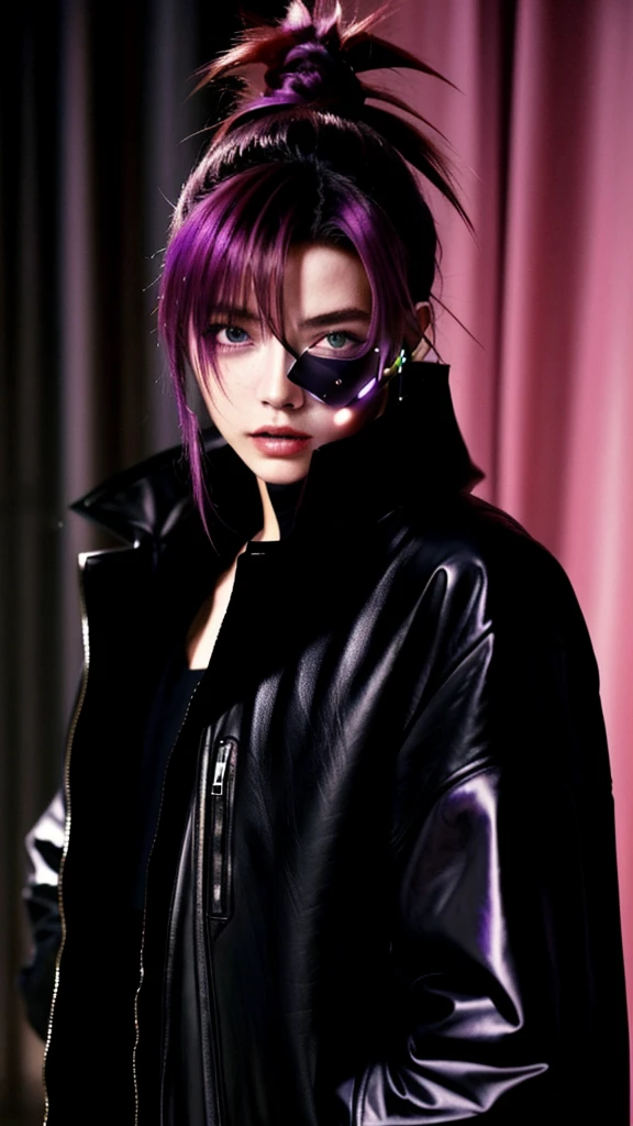 フェイスペイントをしたサイボーグのBeauty, whole body, cyber punk, Fashion Model, Beauty, masterpiece, Francis Bacon's painting style