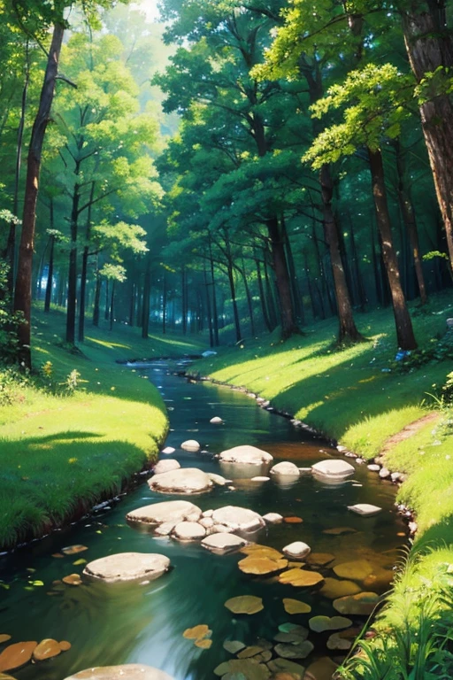 Highest quality、Lush forest
