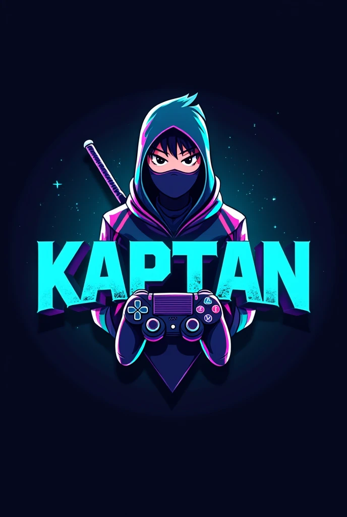 PROMPT
This is a gaming logo that features the name "KAPTAAN" in a futuristic font and a neon blue color. and ninja boy Anime avtar, The logo also has a stylized controller icon and a logo in the logo. The logo is designed to be attractive and eye-catching, and to appeal to gaming enthusiasts and YouTube viewers. I hope you like it.
EDITING