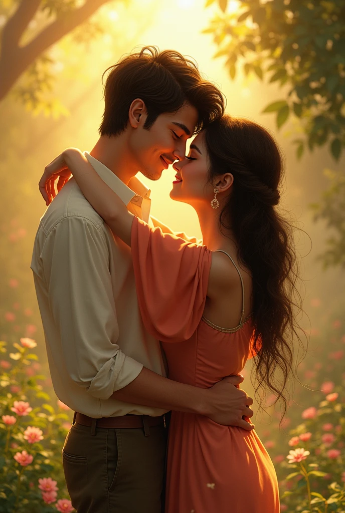 Prasoon named boy with yamini girl hugging each other