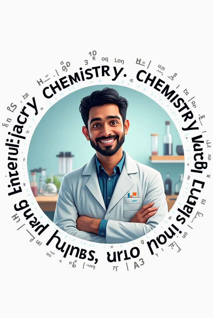 Sanjay chem tutorial written in border of circle