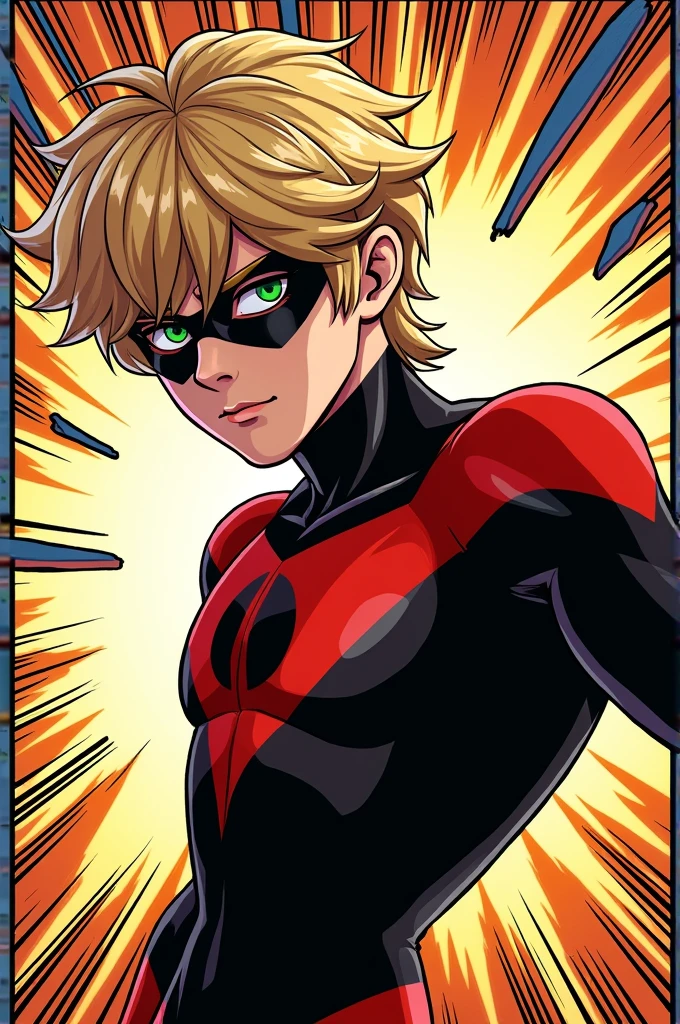 Painel comic adrien agreste miraculous