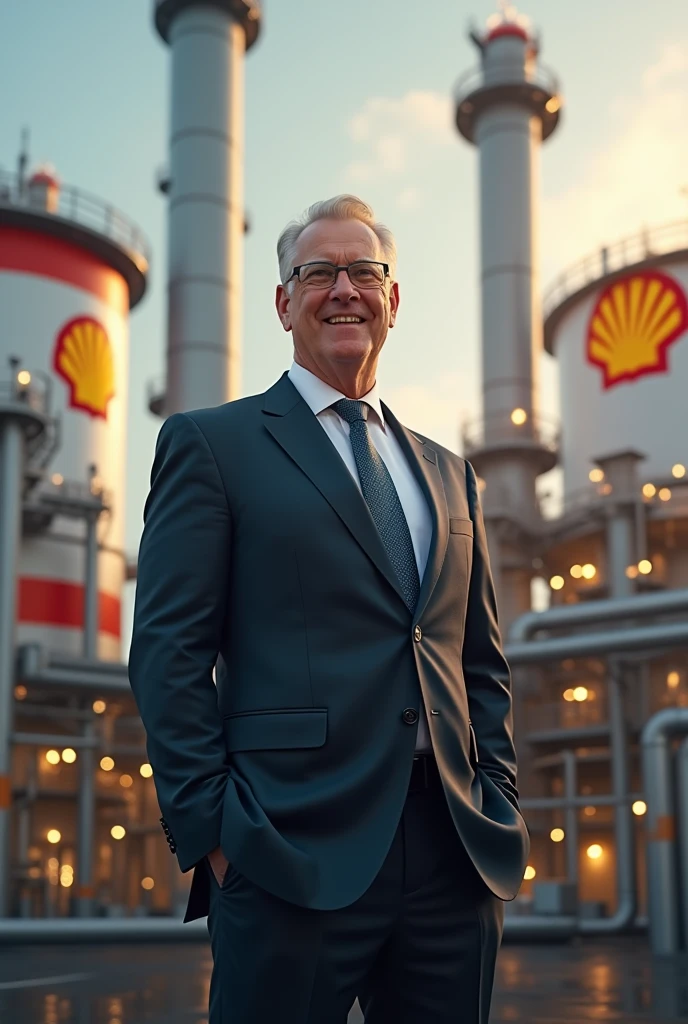 celebrating 33 years of work at shell
