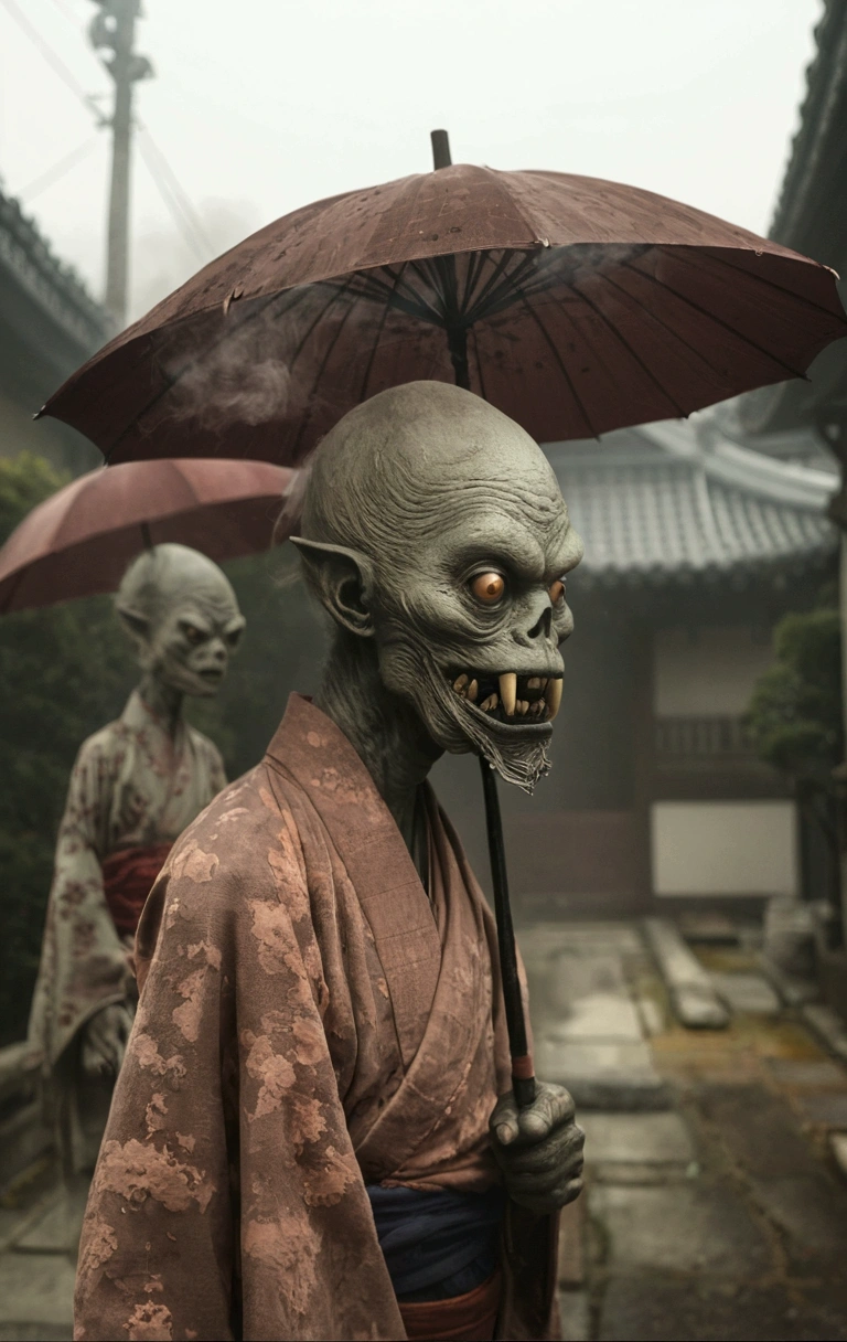 Monster, mist, cloudy, dim, smoke, reality, existence, yokai