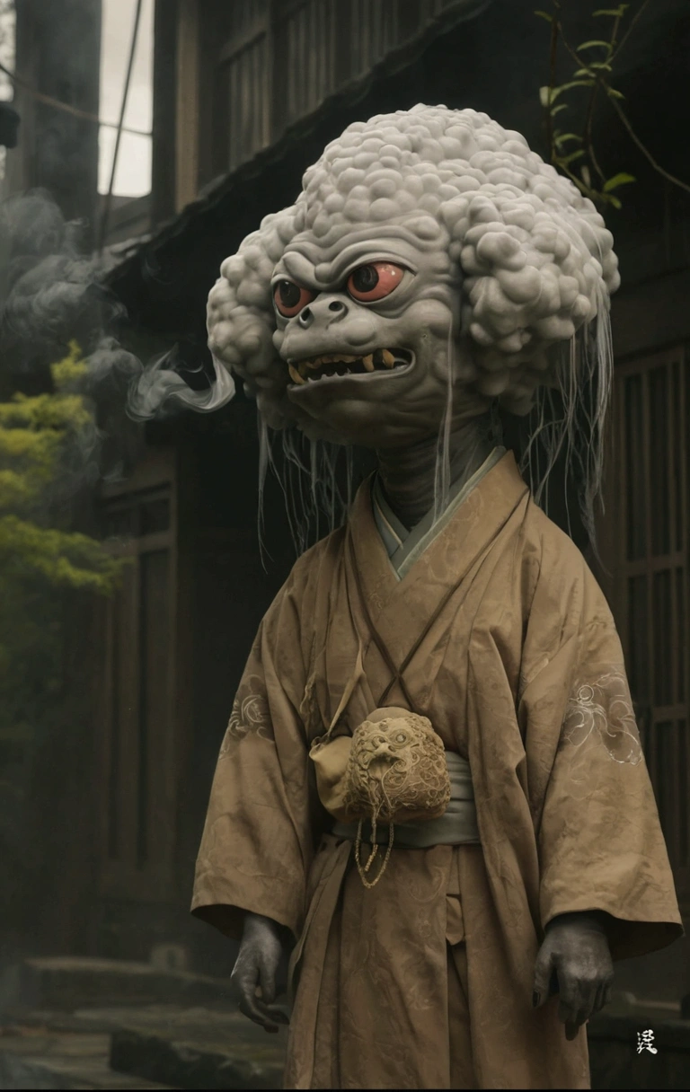 Monster, mist, cloudy, dim, smoke, reality, existence, yokai