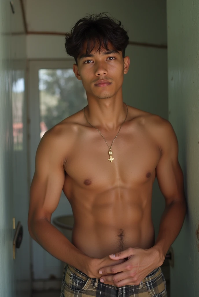 Young indonesia sixpack cum handjob my his friends