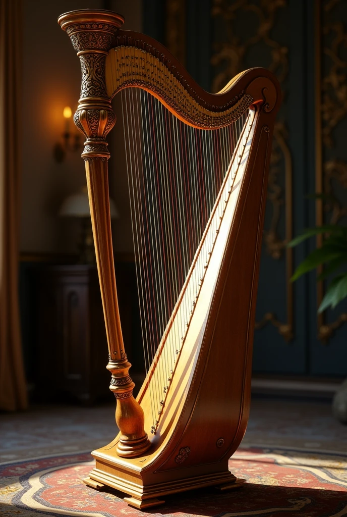 Harp musical instrument
