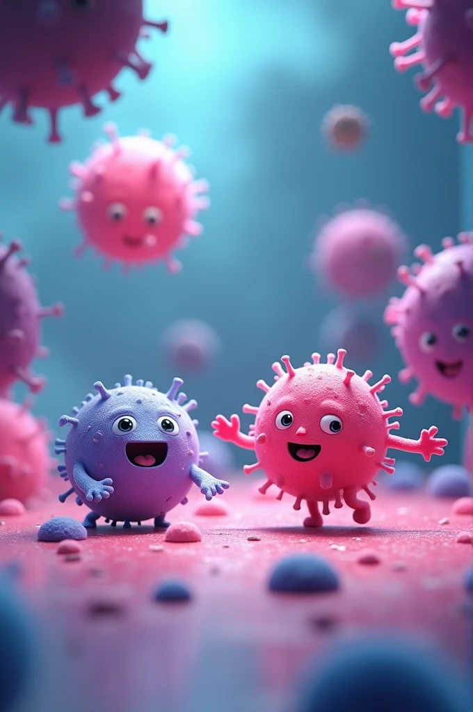 Animated mononuclear lymphocytes
