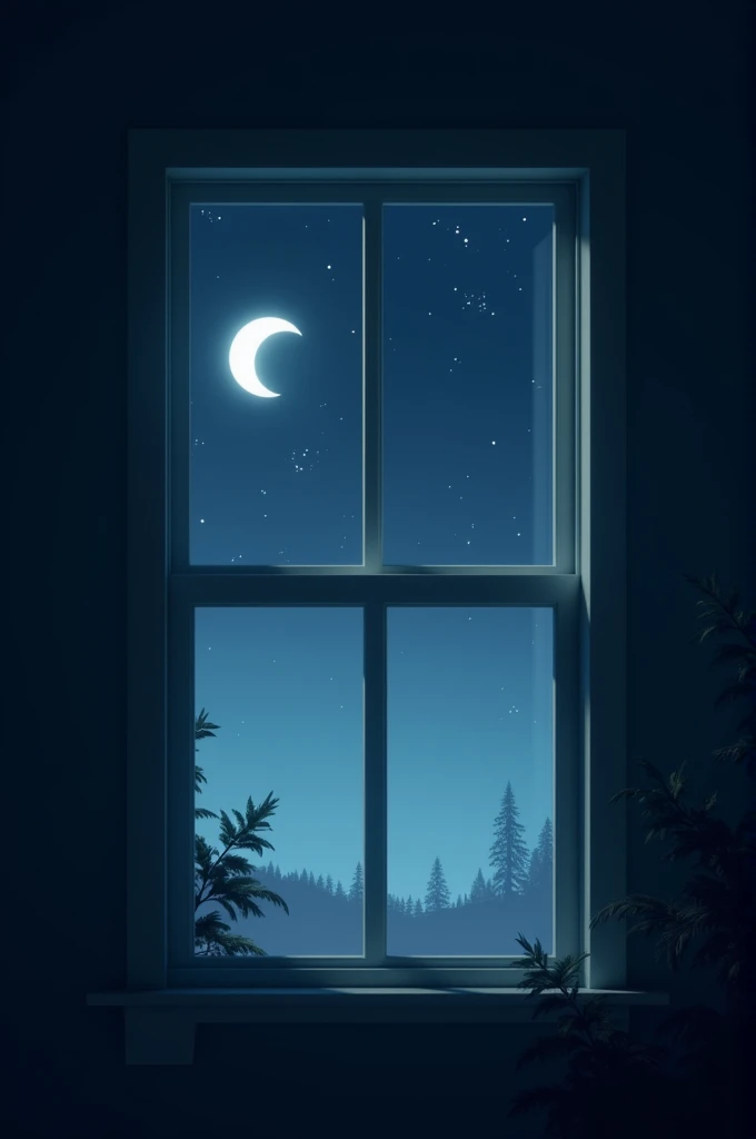 Window at night