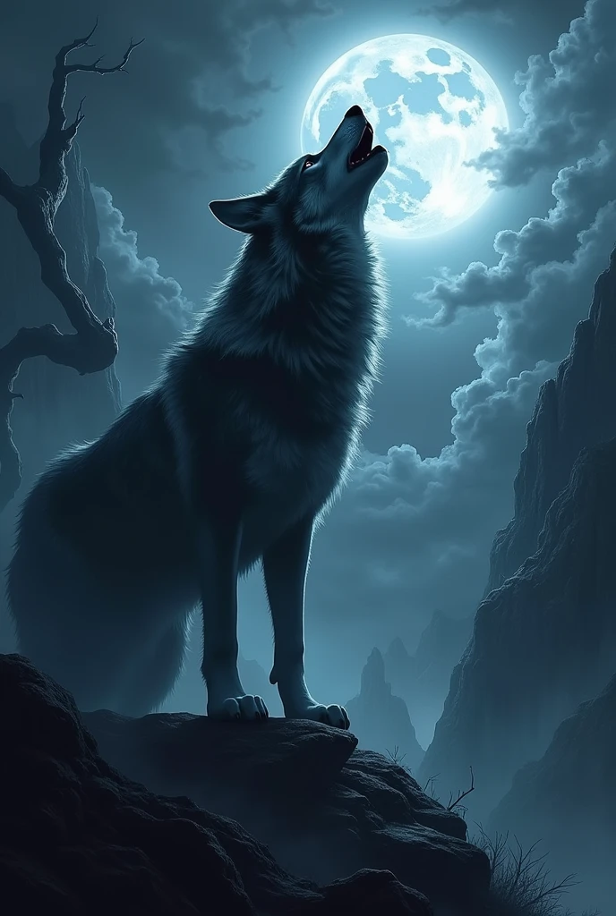 Howling wolf
