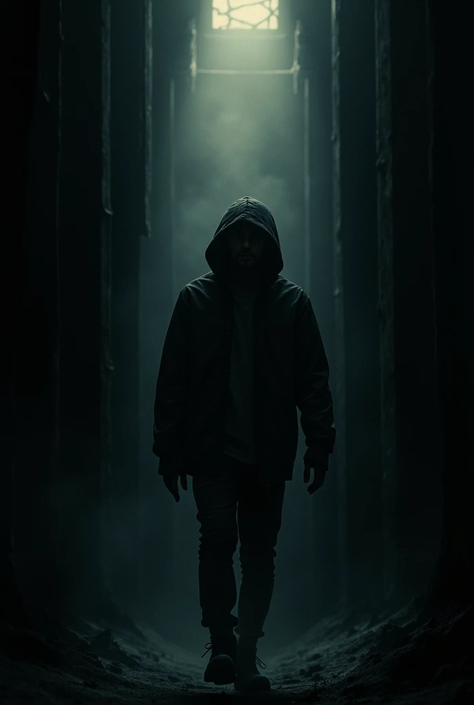 highest quality、ultra high resolution、(photorealistic:1.4)、logo "SURVIVING THE DARKNESS" With illustration Motivation to get out of the darkness