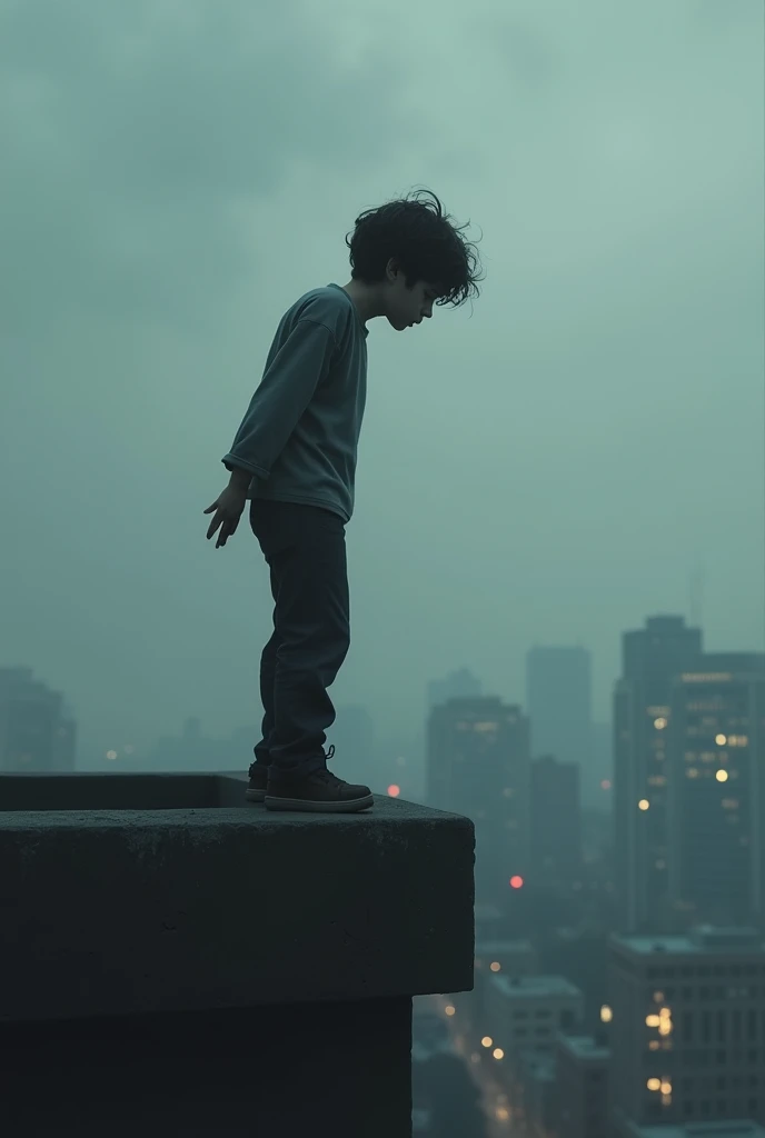 15-year-old boy trying to end his life by jumping off a rooftop 