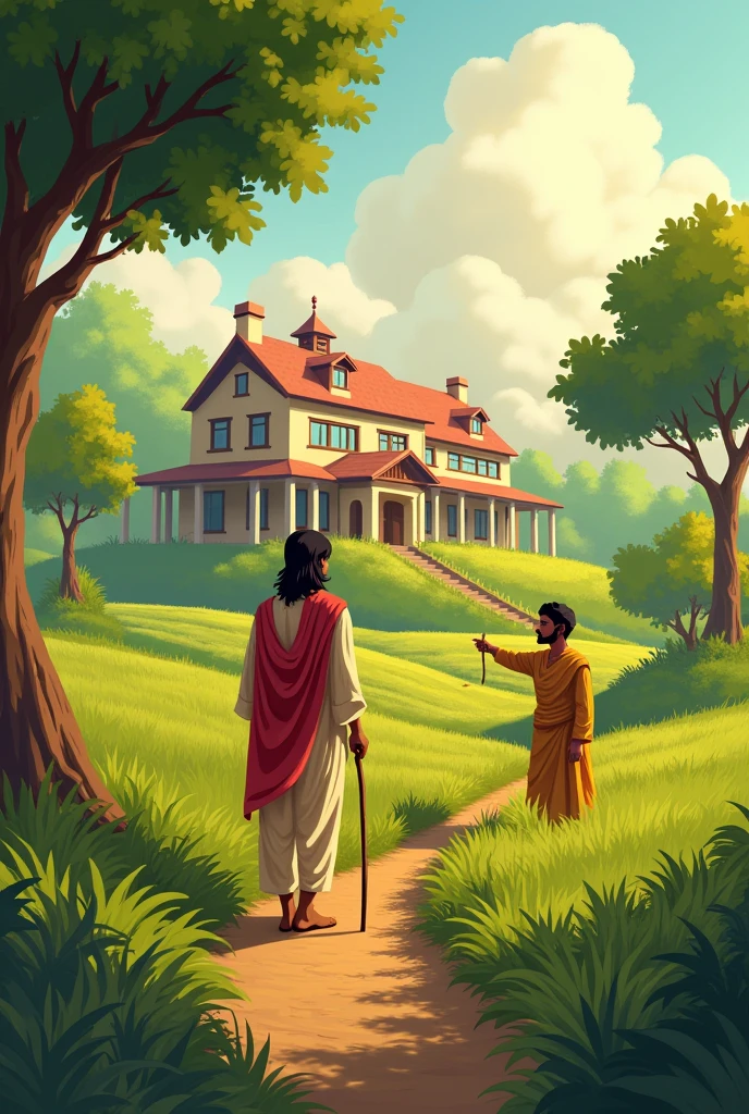 Characters:
Ramesh - An honest farmer
Wealthy Merchant - A rich man in the village
Neighbor - Ramesh’s neighbor
Scene 1:
(A lush green field in the village. Ramesh is working in the field.)
Ramesh: (While digging in the field) "Ah! What is this? I’ve found a heavy pouch." (He picks up the pouch and opens it) "Oh, it’s full of gold coins!"
(Ramesh thinks and then talks to himself.)
Ramesh: "These gold coins aren’t mine. Someone must have lost them. I should return this to its rightful owner."
Scene 2:
(At the wealthy merchant's large house. Ramesh knocks on the door.)
Wealthy Merchant: (Opening the door) "Who is it?"
Ramesh: "Sir, I’m Ramesh. I found this pouch full of gold coins in my field. It might belong to you."
(The merchant looks at the pouch and is delighted.)
Wealthy Merchant: "Ramesh, you have shown great honesty. This pouch indeed belongs to me. I will give you a big reward in return."
Ramesh: "No, sir. I’m not after any reward. It was my duty to return it, and I did just that."
Wealthy Merchant: (Laughing) "Your honesty is commendable. I will send seeds and fertilizers to make your field more fertile."
Scene 3:
(In front of Ramesh’s house. His neighbor is talking to him.)
Neighbor: "Ramesh, why did you return the pouch of gold? If you had kept it, your life could have changed."
Ramesh: "Truth and honesty are the greatest wealth. What I did gave me peace of mind. I cannot lose my honesty for the sake of money."
Conclusion:
(Ramesh’s field has now become greener and more fertile. He has a good harvest. His honesty truly rewarded him.)
Moral of the Story:
The fruit of honesty is always sweet.
This story conveys the message that honesty is invaluable, and those who remain true to it often receive rewards, even when they least expect it.
Characters:
Ramesh - An honest farmer
Wealthy Merchant - A rich man in the village
Neighbor - Ramesh’s neighbor
Scene 1:
(A lush green field in the village. Ramesh is working in the field.)
Ramesh: (W
