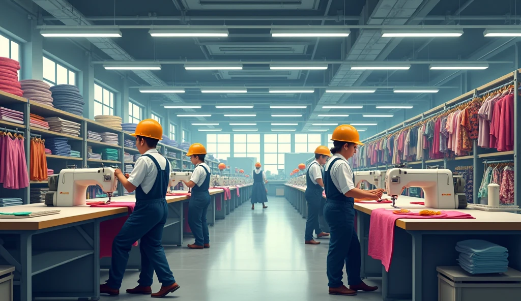 Clothes manufacturing fectory
