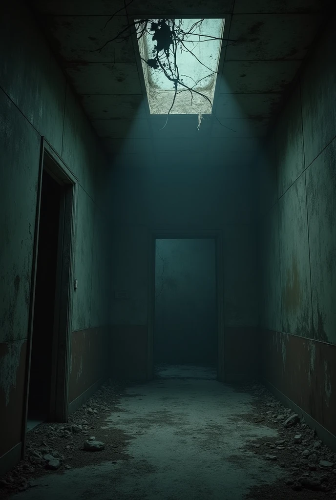 Scary dirty
cracked room celling Interior