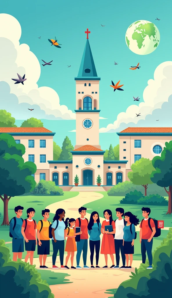 NCF Vision-Mission
Naga College Foundation is a transformative learning
institution that develops God-loving, globally competent,
ethical, and socially responsible individuals and leaders
who will create a positive influence and impact for the
sustainable development of the society.
In this task, you are assigned
to create an illustration of your own interpretation of the NCF vision and
mission.