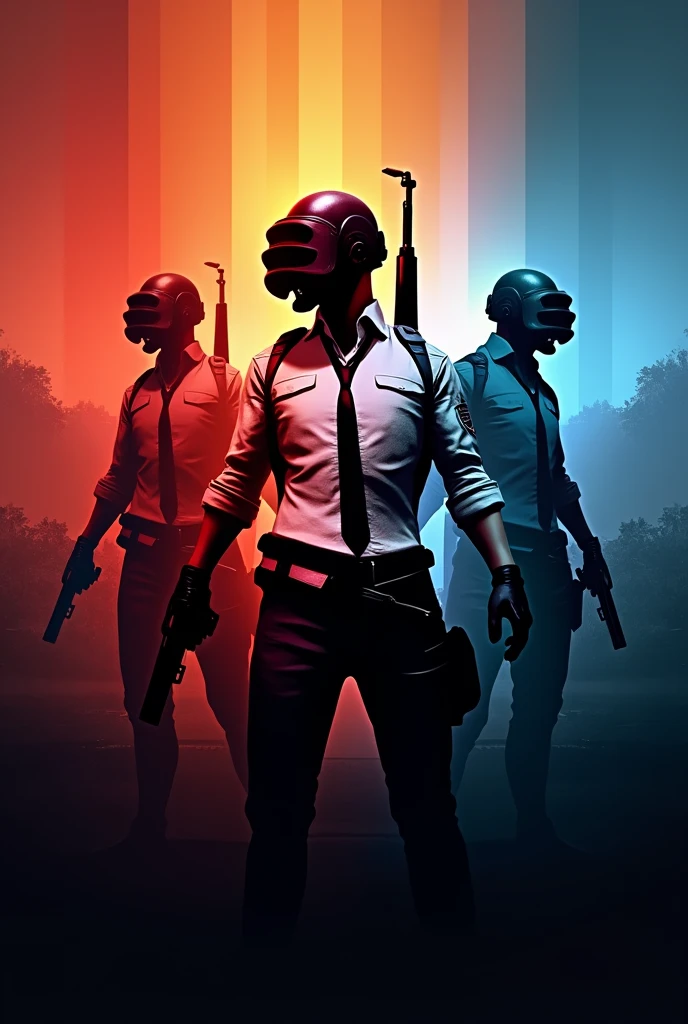 PUBG design gradient look for thumbnail