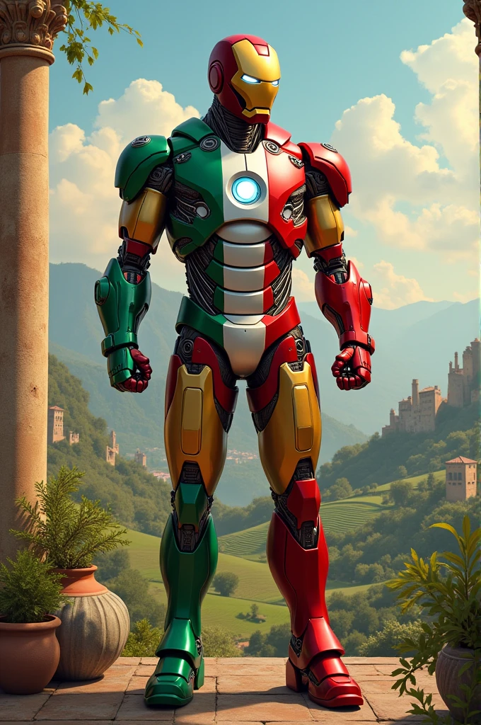 Iron man as Italy
