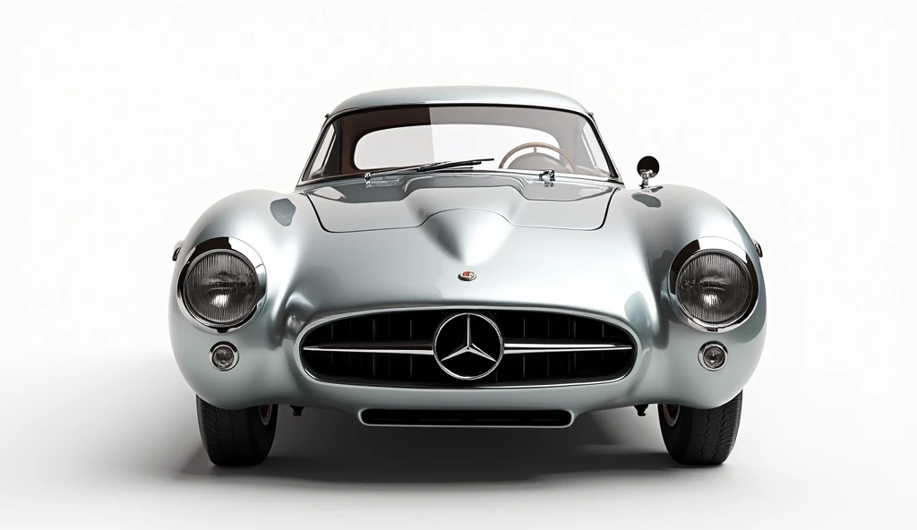half of a car on a white background