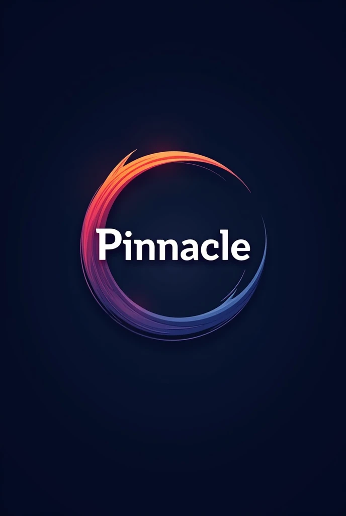 Pinnacle Bots channels beautiful logo, make beautiful logo for telegram channel , rounded type, something different logo , no blur , beautiful, creative logo , rounded design, circle type