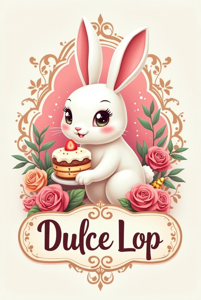 Logo of a dessert shop called Dulce Lop