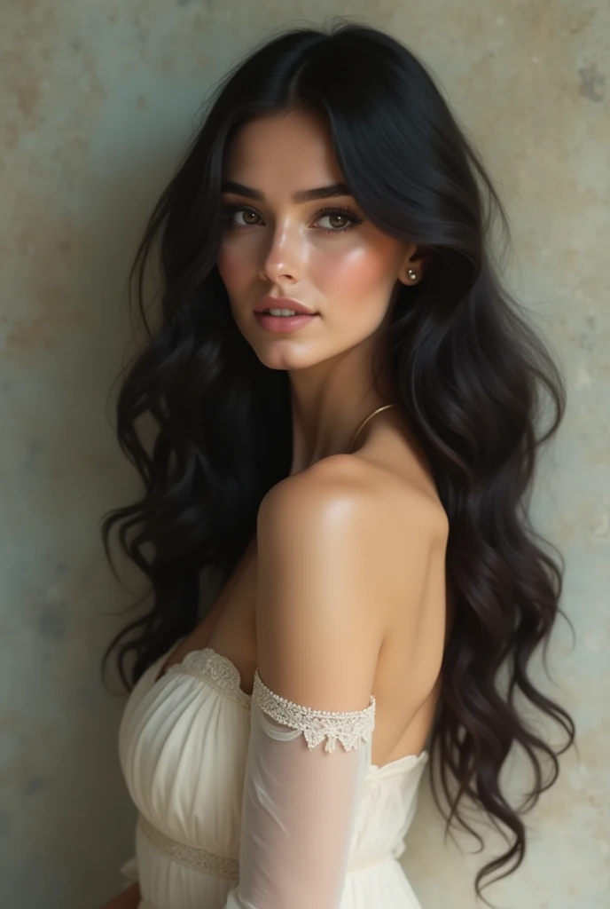 Belle femme de , cheveux noirs, yeux noirs, taille normale, corps magnifique 